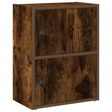 vidaXL Bücherregal Räuchereiche 40x24x52 cm Holzwerkstoff