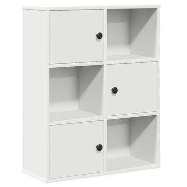 vidaXL Bücherregal Weiß 60x24x76,5 cm Holzwerkstoff