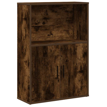 vidaXL Bücherregal Räuchereiche 60x24x85 cm Holzwerkstoff