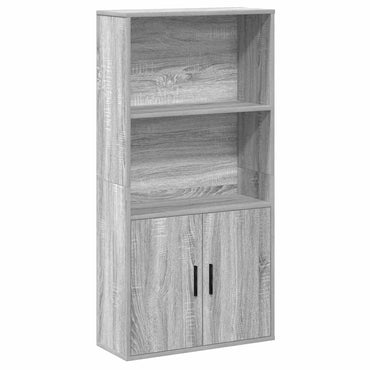 vidaXL Bibliothèque gris Sonoma 60x24x120 cm aggloméré