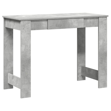 vidaXL Bureau gris béton 100x45x75 cm Aggloméré
