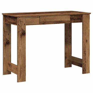 vidaXL Bureau aspect bois recyclé 100x45x75 cm Bois d'ingénierie