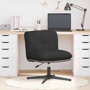 vidaXL Bürostuhl Drehbar Schwarz Stoff