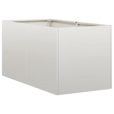 vidaXL Pflanzgefäß 40x80x40 cm Edelstahl