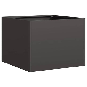 vidaXL Pflanzkübel Schwarz 40x40x30 cm Stahl