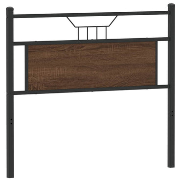 vidaXL Ersatz-Kopfteil Braun Eichen-Optik 100 cm Holzwerkstoff und Stahl