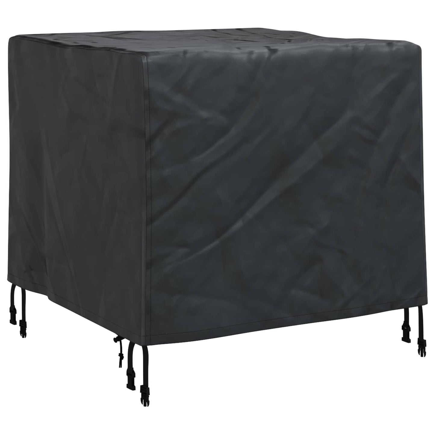 Möbelbezug Uni Schwarz 64 x 64 x 65 cm 210D Oxford Stoff