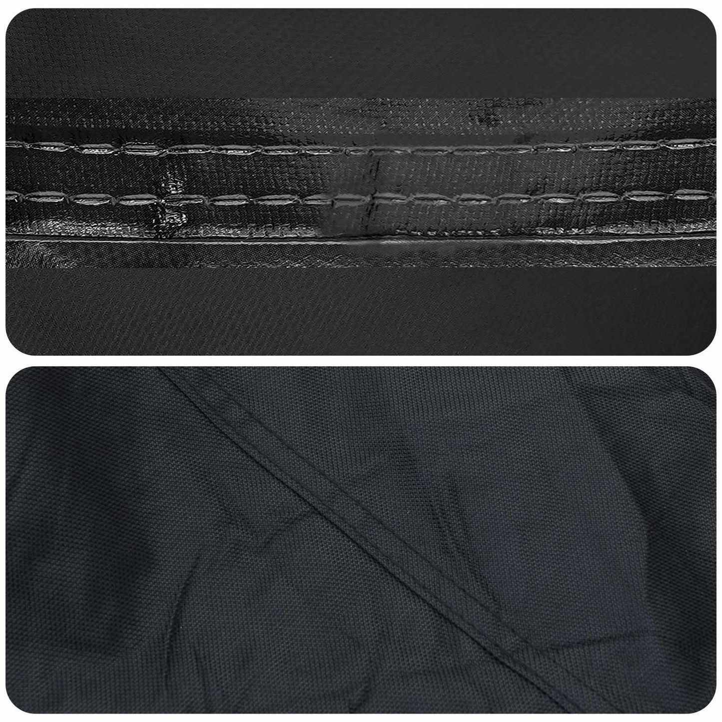 Tischdecken Uni Schwarz 182 x 102 x 15 cm Stoff