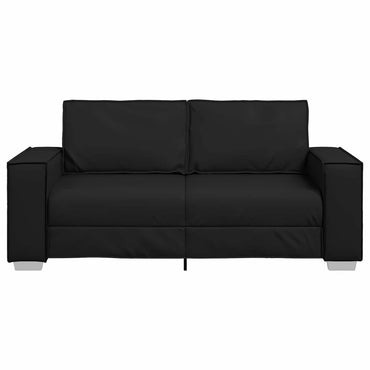 vidaXL Sofa Schwarz 180 x 80 x 84 cm Stoff
