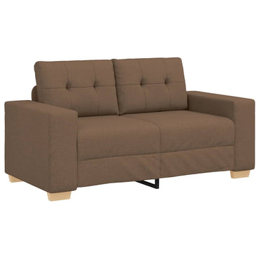vidaXL Loveseat-Sofa Braun 120 cm Stoff