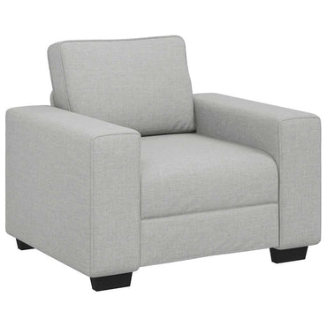 vidaXL Fauteuil gris nuage 100x77x82 cm Tissu