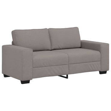 vidaXL Canapé 2 places en tissu taupe 180x77x82 cm