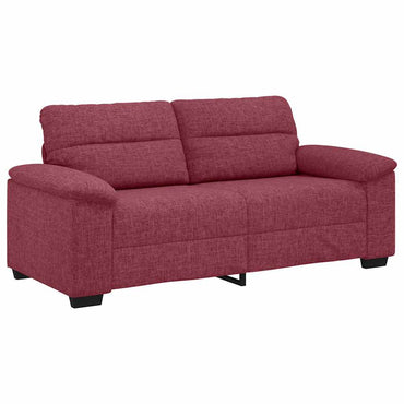 vidaXL 2-Sitzer-Sofa Weinrot 180x81x84 cm Stoff