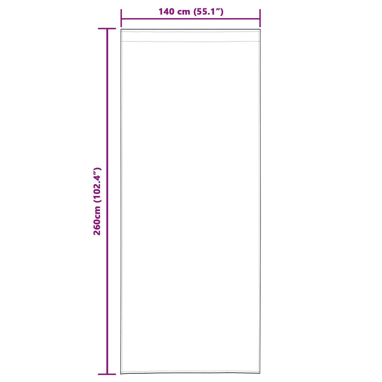 vidaXL Verdunkelungsvorhänge 2 pcs Dunkelblau 140 x 260 cm Samt