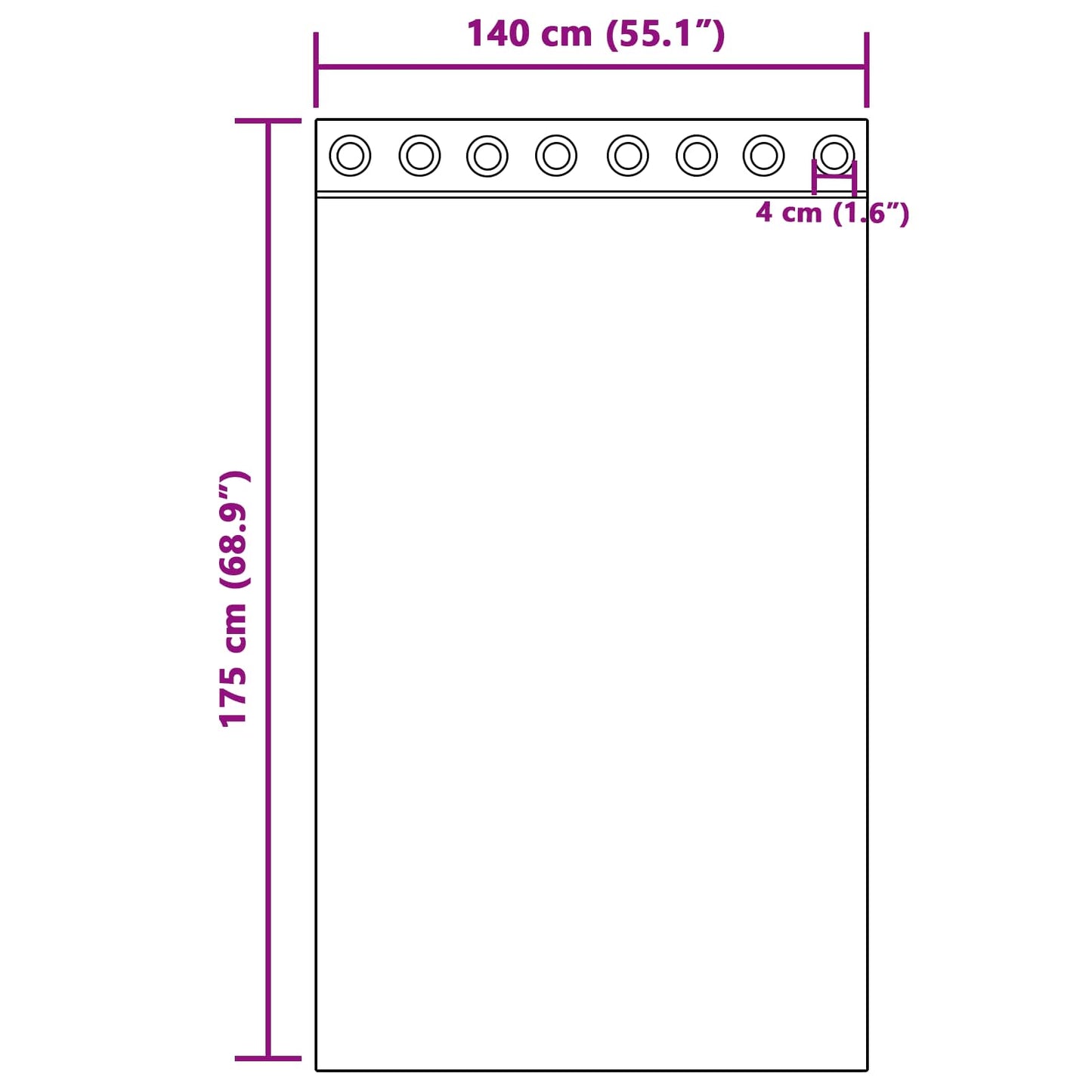 vidaXL Verdunkelungsvorhänge 2 pcs Weinrot 140 x 175 cm Samt