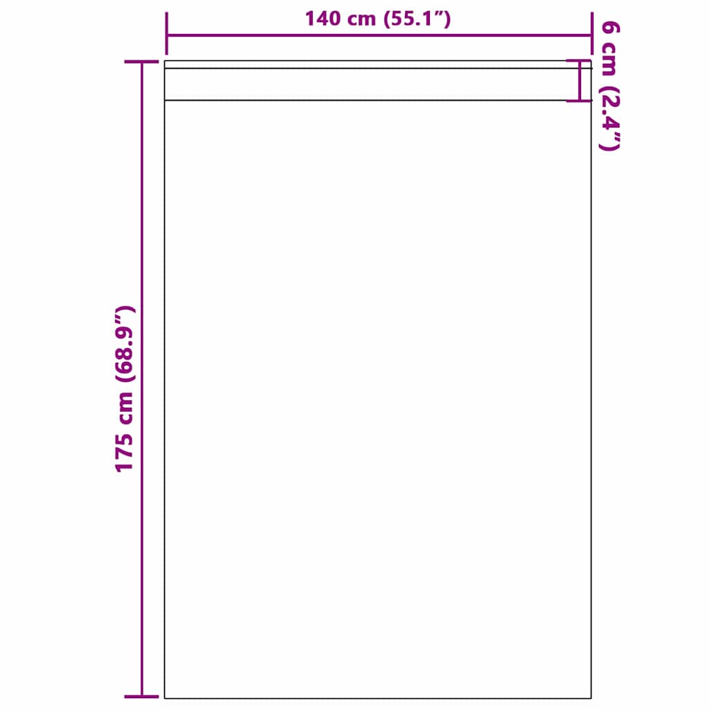 vidaXL Verdunkelungs-Vorhänge mit Ringen 2 pcs Orange 175 x 140 cm