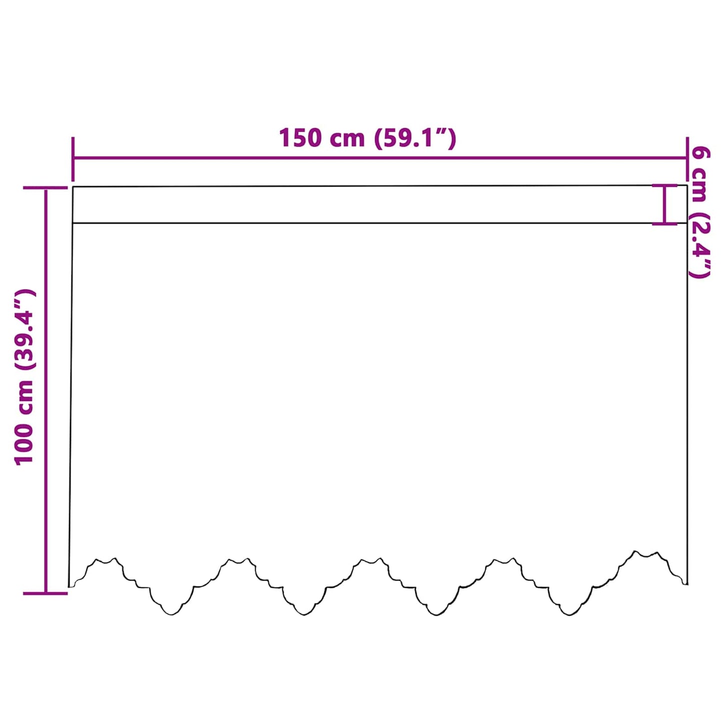 vidaXL Spitzenvorhang mit Vorhängen Floral Weiß 100 x 150 cm Polyester
