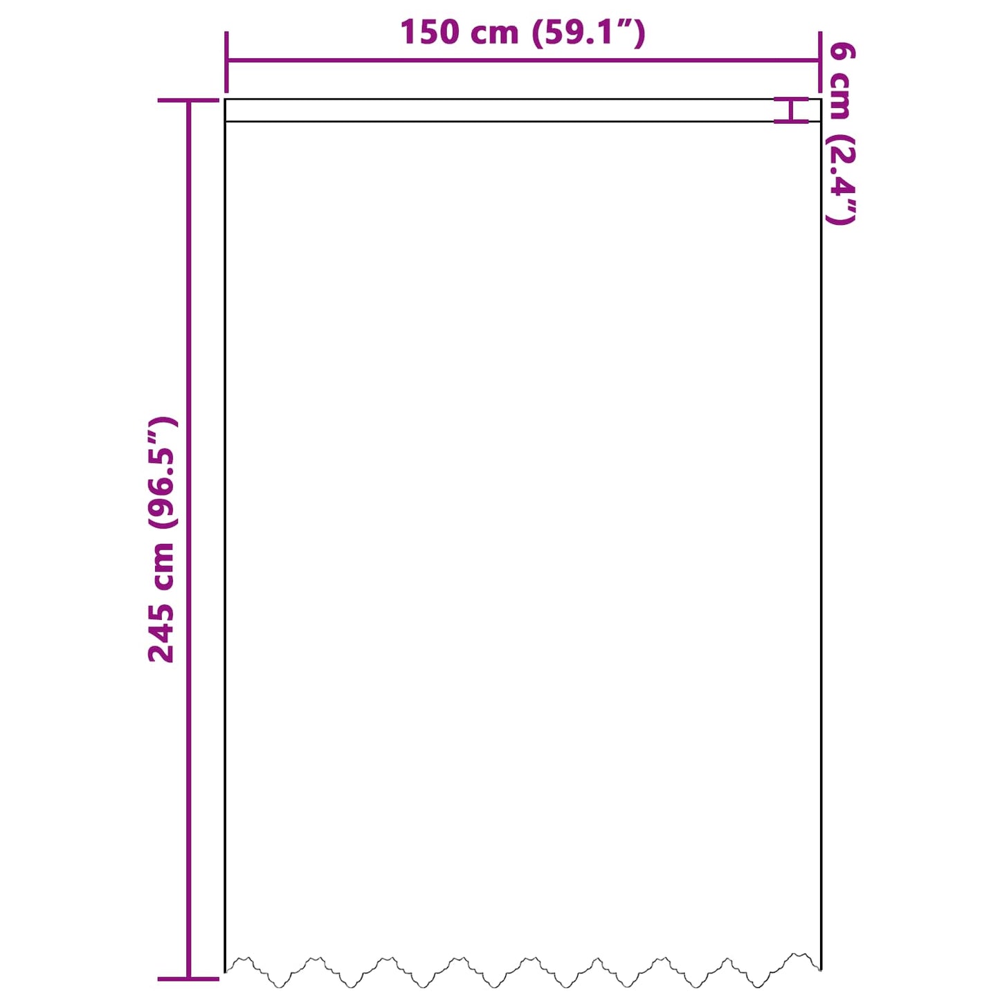 vidaXL Spitzenvorhang mit Vorhängen Floral Weiß 245x150cm Polyester