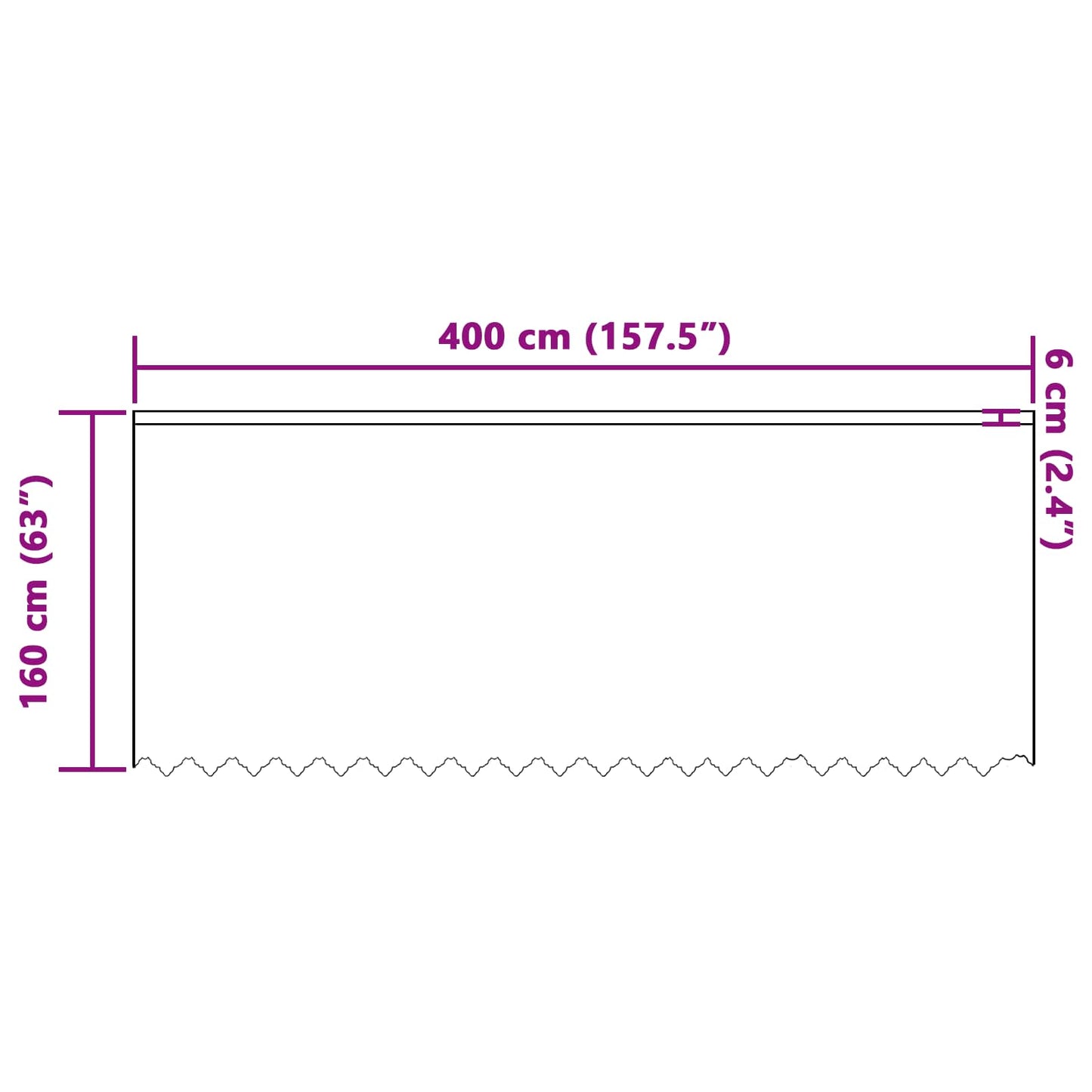 vidaXL Spitzenvorhang mit Vorhängen Floral Weiß 160 x 400 cm Polyester