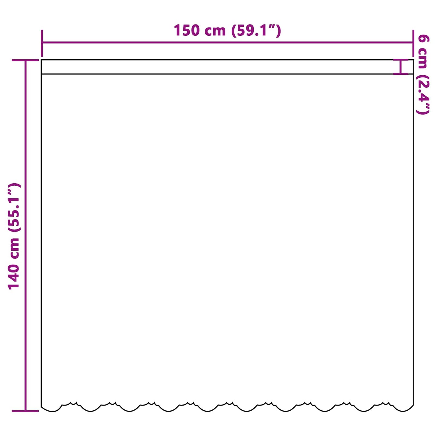 vidaXL Spitzenvorhang mit Vorhängen Floral Weiß 140 x 150 cm Polyester