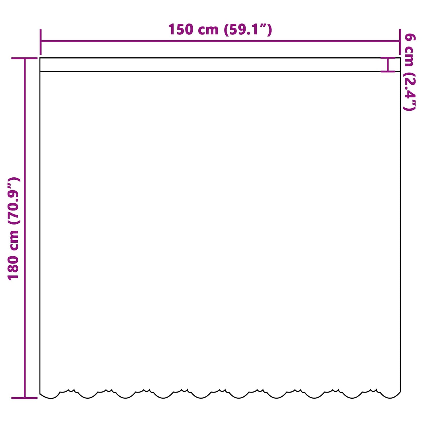 vidaXL Spitzenvorhang mit Vorhängen Floral Weiß 180 x 150 cm Polyester