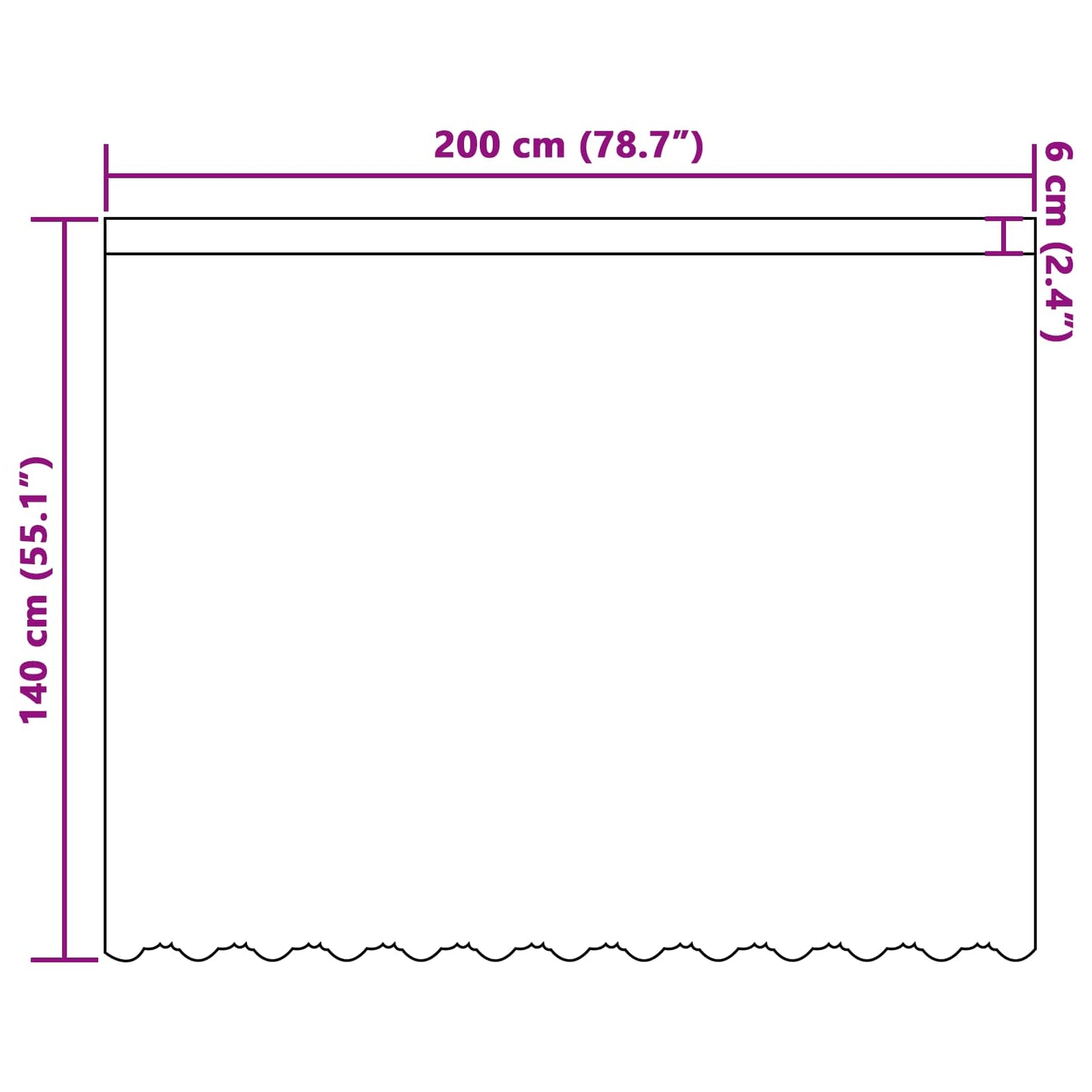 vidaXL Spitzenvorhang mit Vorhängen Floral Weiß 140 x 200 cm Polyester