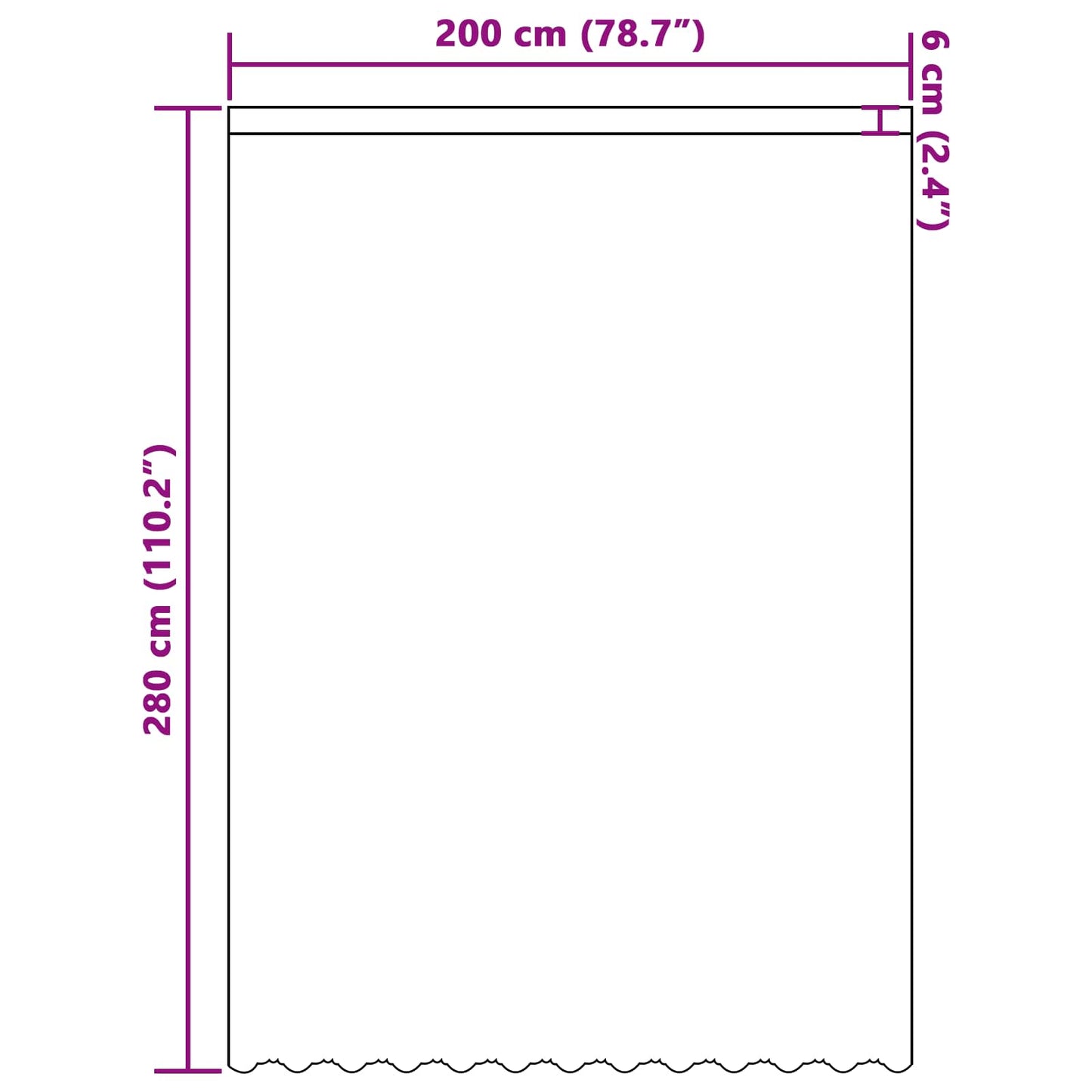 vidaXL Spitzenvorhang mit Vorhängen Floral Weiß 280 x 200 cm Polyester