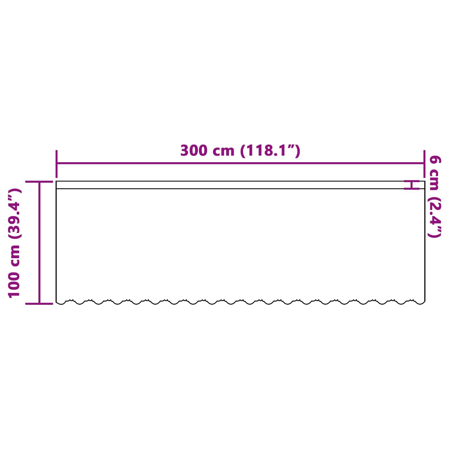 vidaXL Spitzenvorhang mit Vorhängen Floral Weiß 100 x 300 cm Polyester