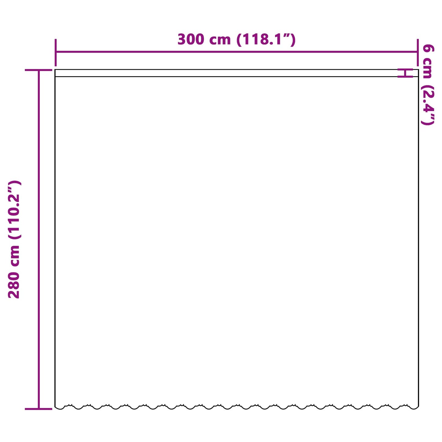 vidaXL Spitzenvorhang mit Vorhängen Floral Weiß 280 x 300 cm Polyester