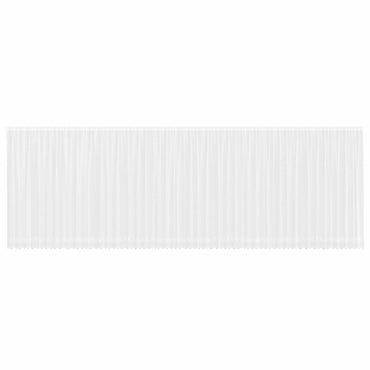 vidaXL Spitzenvorhang mit Vorhängen Weiß 200 x 1200 cm Polyester