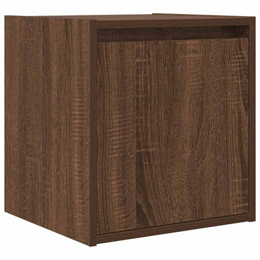 vidaXL Wand-Nachttisch Braun Eichen-Optik 38x34x40 cm