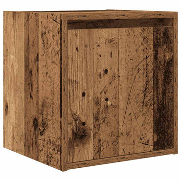 vidaXL Wand-Nachttisch Altholz-Optik 38x34x40 cm