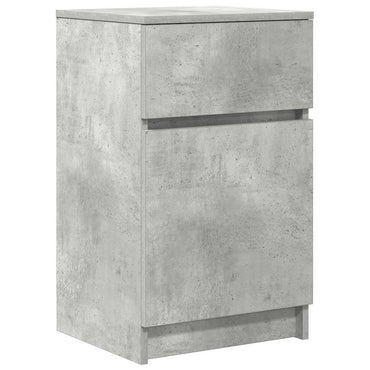 vidaXL Nachttisch Betongrau 39x35x65 cm Holzwerkstoff