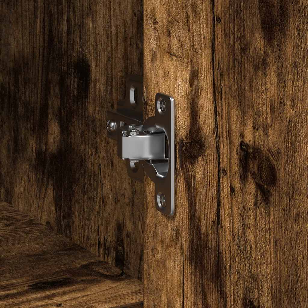 Sideboard mit Schublade Räuchereiche 101x35x76 cm Holzwerkstoff