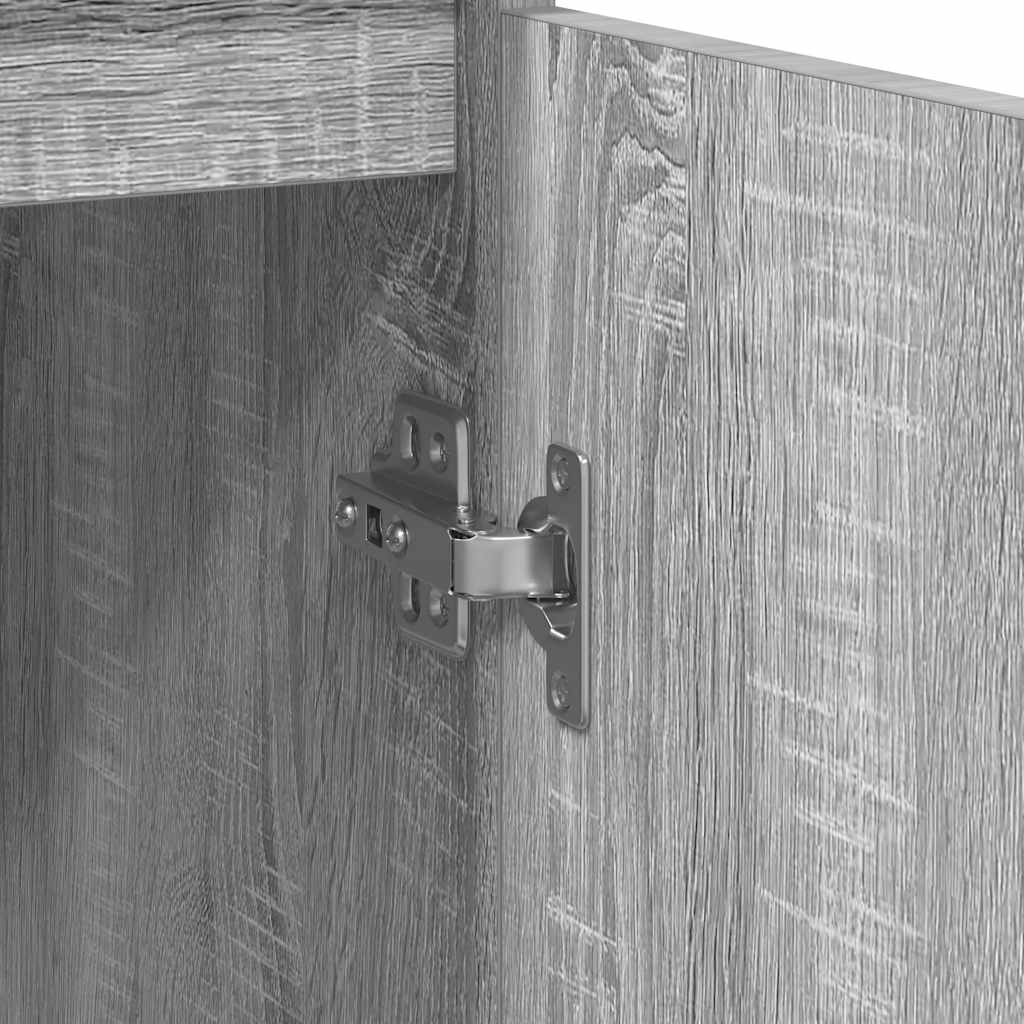 Sideboard mit Schublade Grau Sonoma 71x35x65 cm Holzwerkstoff