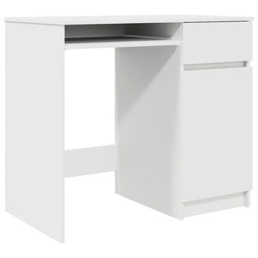 vidaXL Schreibtisch Weiß 86x49x76 cm Holzwerkstoff