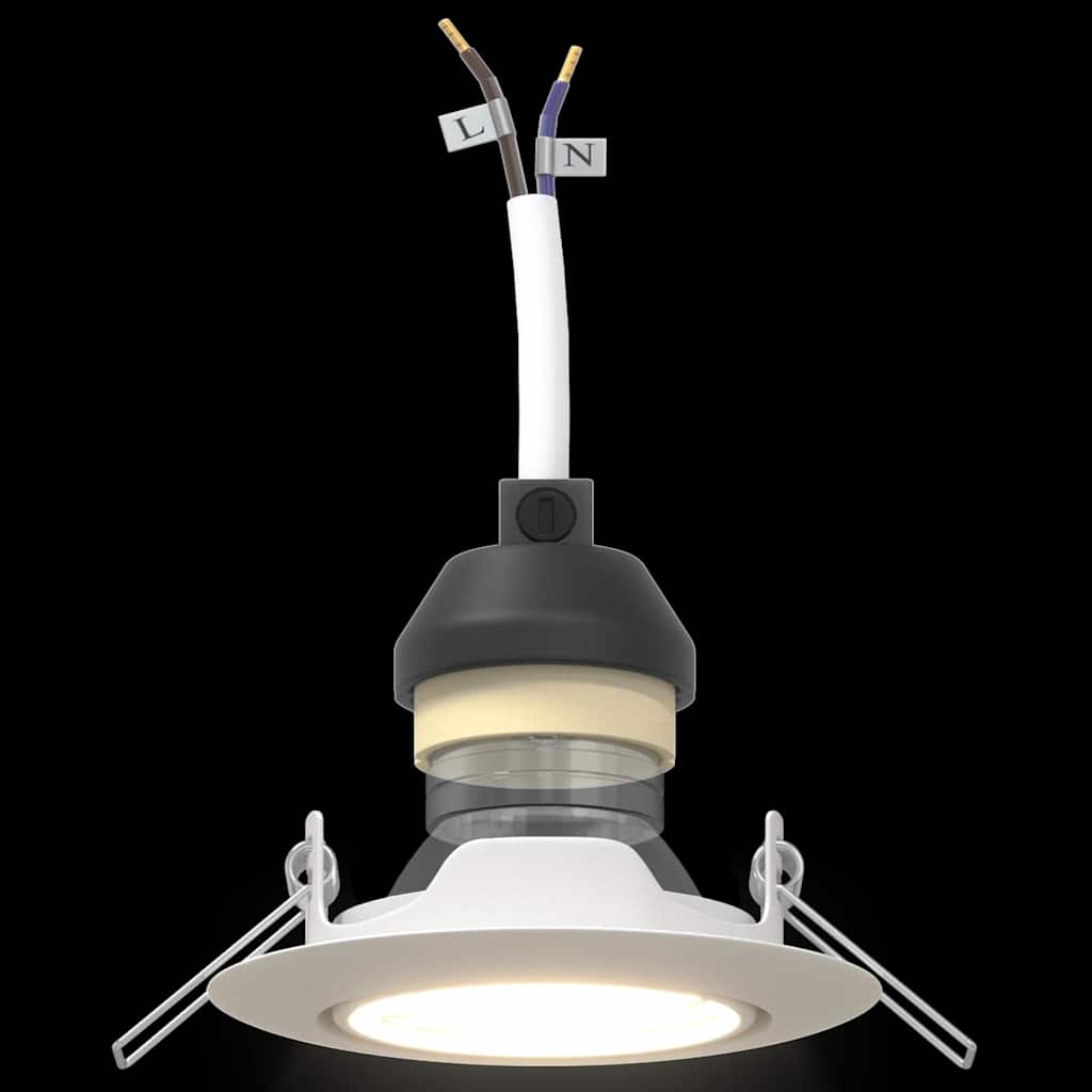 Spotlight 6 pcs Weiß 9 x 9 x 2,5 cm Metall