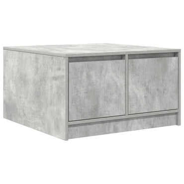 vidaXL Couchtisch mit Schubladen Betongrau 70,5x70x40 cm