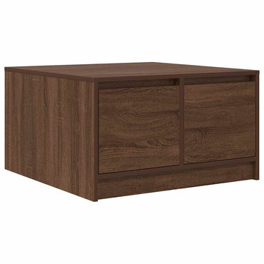 vidaXL Couchtisch mit Schubladen Braun Eichen-Optik 70,5x70x40 cm
