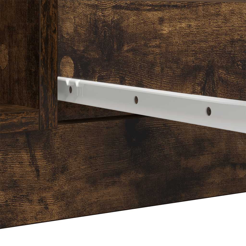 Sideboard mit Schubladen Räuchereiche 100,5x35x98,5 cm