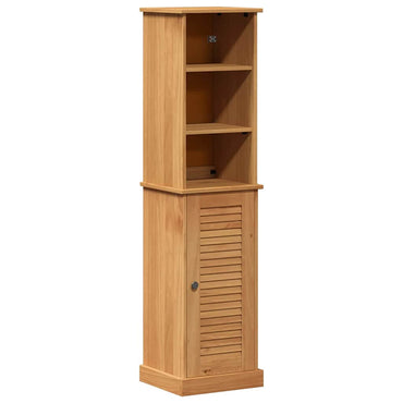 vidaXL Badezimmermöbel-Set mit Regal VIGO 2 pcs Braun und Honigbraun