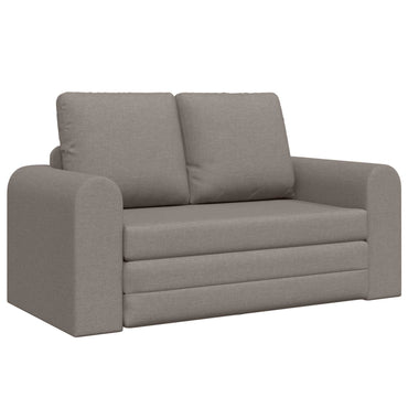 vidaXL Schlafsofa 60cm Taupe Stoff