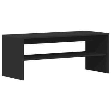 vidaXL Meuble TV Noir 100x40x40 cm Bois d'ingénierie