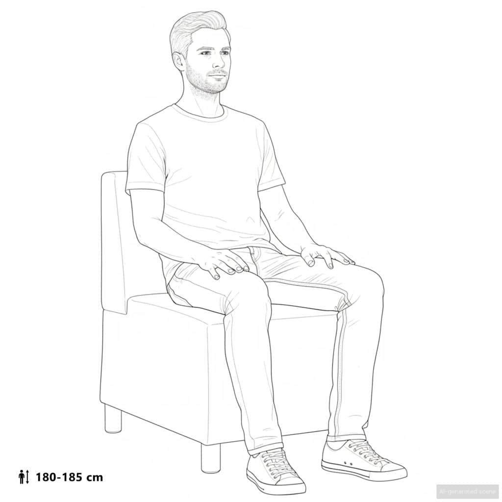 Modulares Sofa ohne Armlehnen Gelb 55 cm Samt