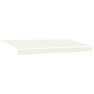 vidaXL Markisenersatzstoff Creme 380 x 195 cm Polyester