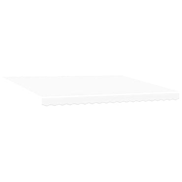 vidaXL Markisenersatzstoff Weiß 430 x 295 cm Polyester