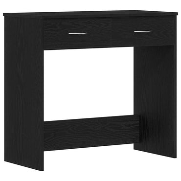 vidaXL Schreibtisch Schwarz Eichen-Optik 80 x 40 x 75 cm Holzwerkstoff
