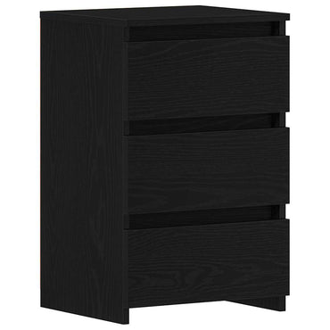 vidaXL Nachttisch Schwarz Eichen-Optik 40 x 35 x 62,5 cm Holzwerkstoff