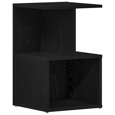 vidaXL Nachttisch Schwarz Eichen-Optik 35 x 35 x 55 cm Holzwerkstoff
