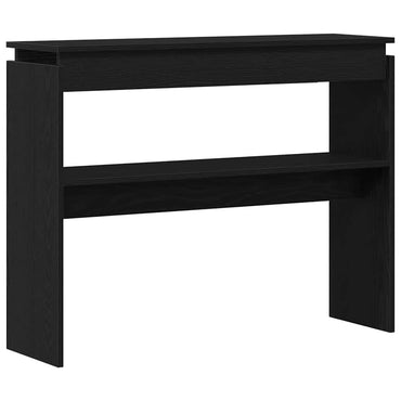 vidaXL Konsolentisch Schwarze Eiche 80 x 30 x 102 cm Holzwerkstoff